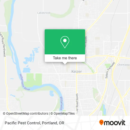 Pacific Pest Control map
