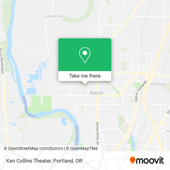 Mapa de Ken Collins Theater