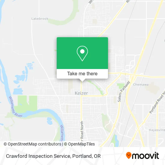 Crawford Inspection Service map