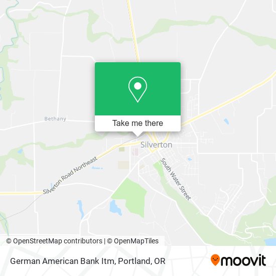 German American Bank Itm map