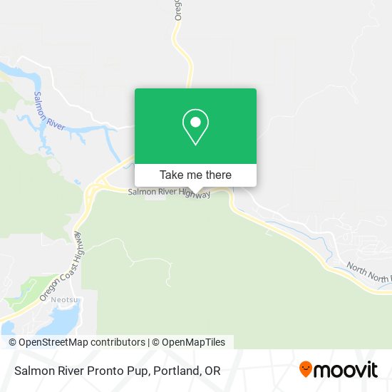 Salmon River Pronto Pup map