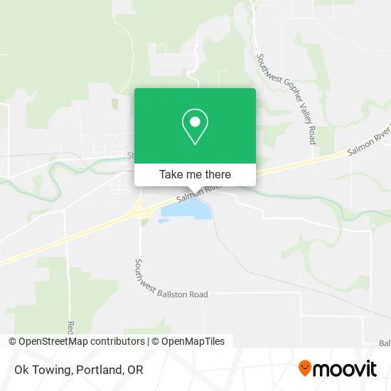 Ok Towing map