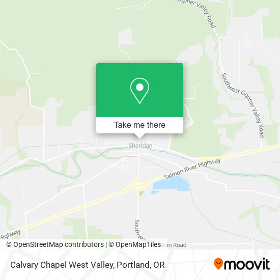 Calvary Chapel West Valley map