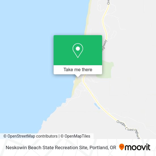 Neskowin Beach State Recreation Site map