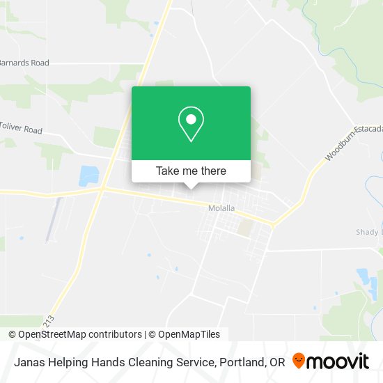 Janas Helping Hands Cleaning Service map