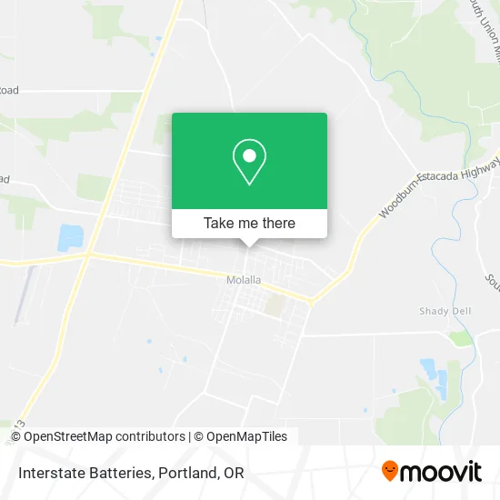 Interstate Batteries map