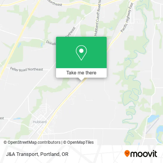 J&A Transport map