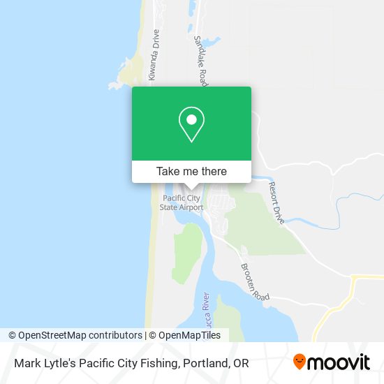 Mark Lytle's Pacific City Fishing map