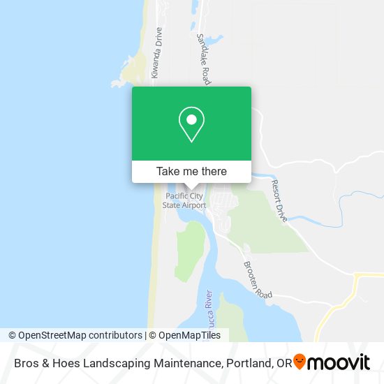 Bros & Hoes Landscaping Maintenance map