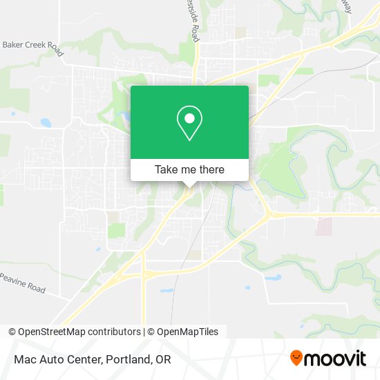 Mac Auto Center map