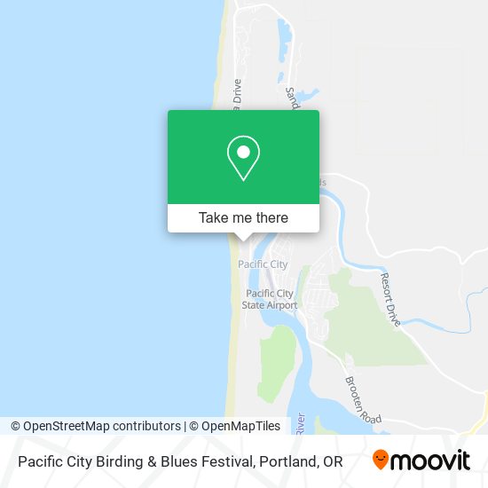 Pacific City Birding & Blues Festival map