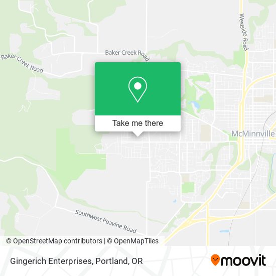 Gingerich Enterprises map