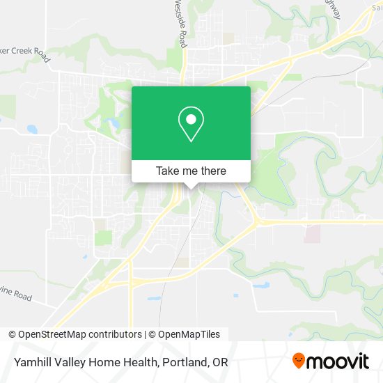 Mapa de Yamhill Valley Home Health