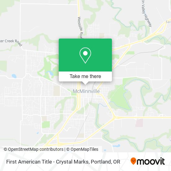 First American Title - Crystal Marks map