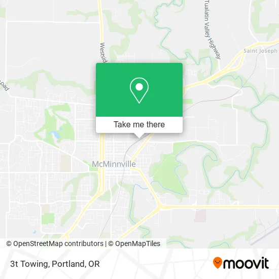 3t Towing map