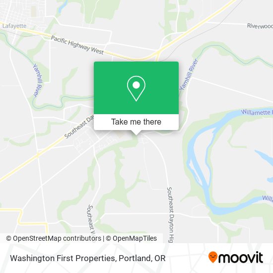 Washington First Properties map