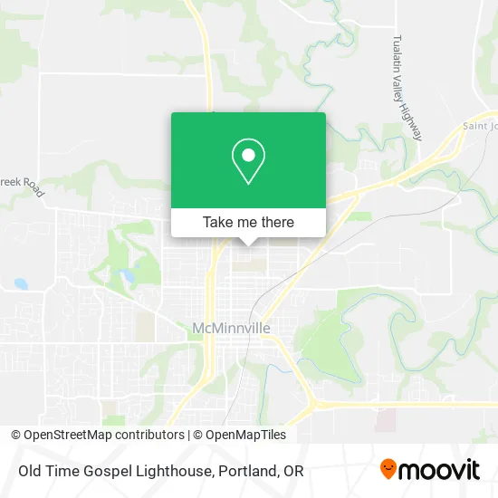 Mapa de Old Time Gospel Lighthouse