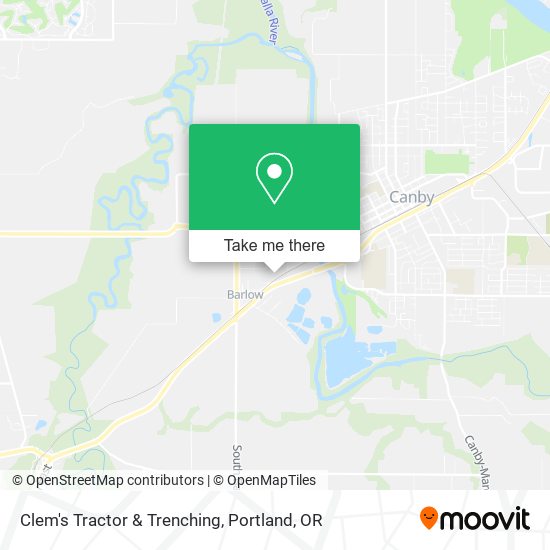 Mapa de Clem's Tractor & Trenching