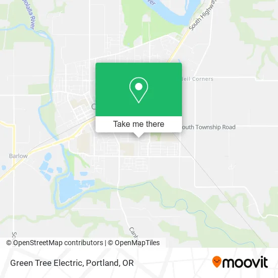 Green Tree Electric map