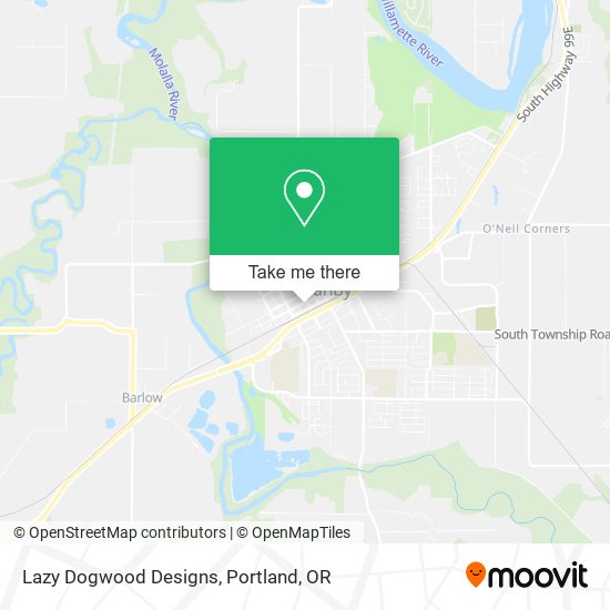 Lazy Dogwood Designs map