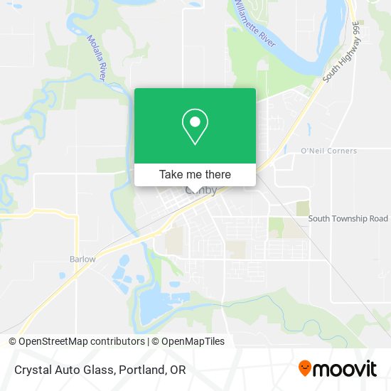 Crystal Auto Glass map