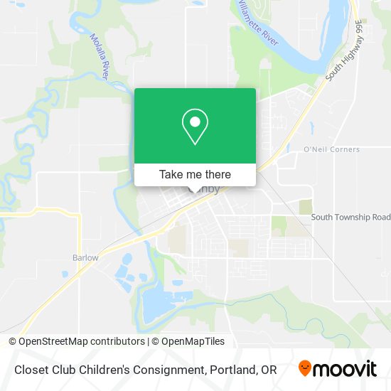 Closet Club Children's Consignment map