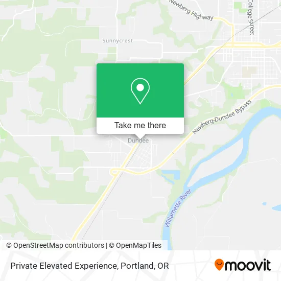 Private Elevated Experience map