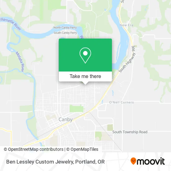 Ben Lessley Custom Jewelry map