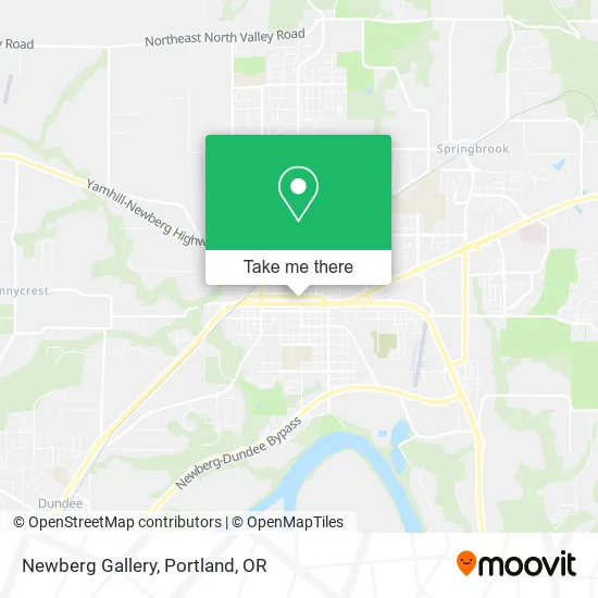 Newberg Gallery map