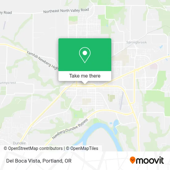 Del Boca Vista map