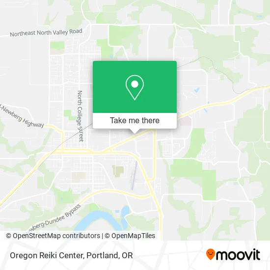 Oregon Reiki Center map