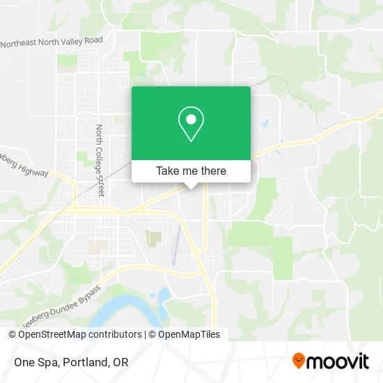 One Spa map