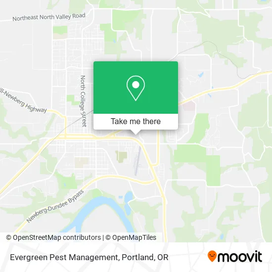 Evergreen Pest Management map
