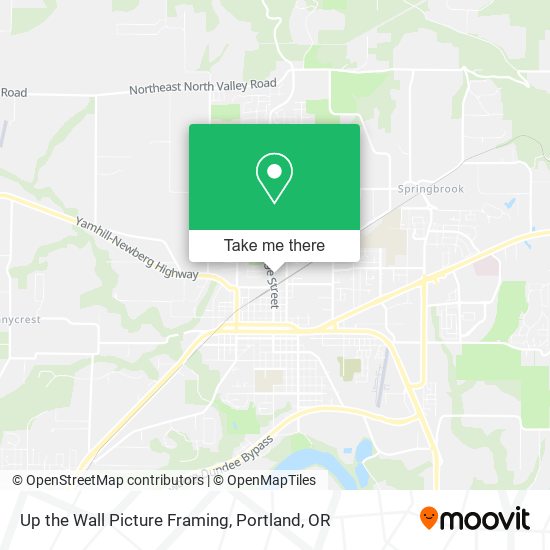 Up the Wall Picture Framing map