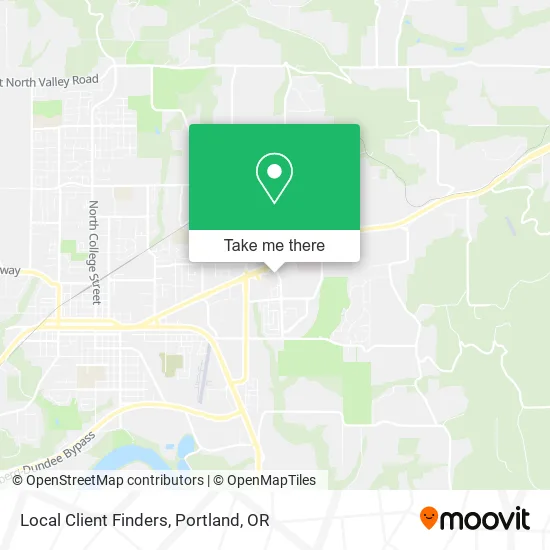 Mapa de Local Client Finders