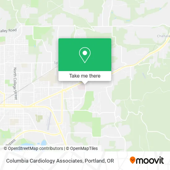 Columbia Cardiology Associates map
