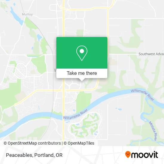 Peaceables map
