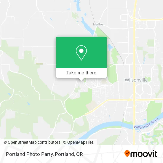 Portland Photo Party map
