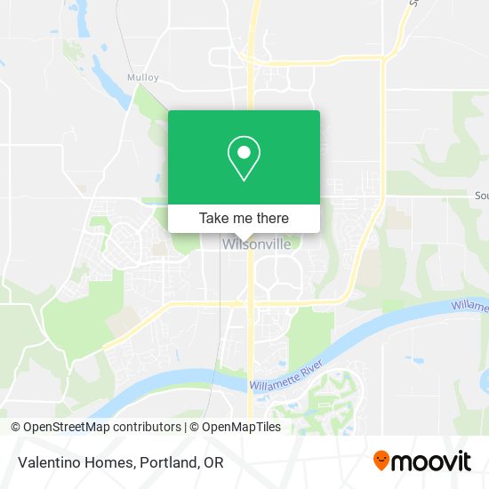 Valentino Homes map