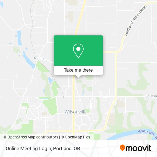 Mapa de Online Meeting Login