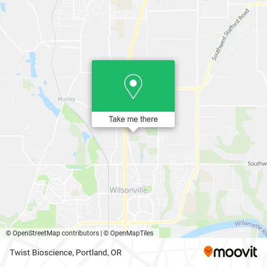 Mapa de Twist Bioscience