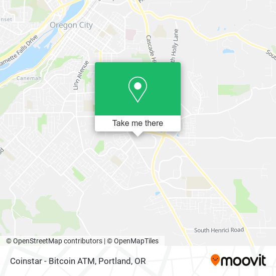 Coinstar - Bitcoin ATM map