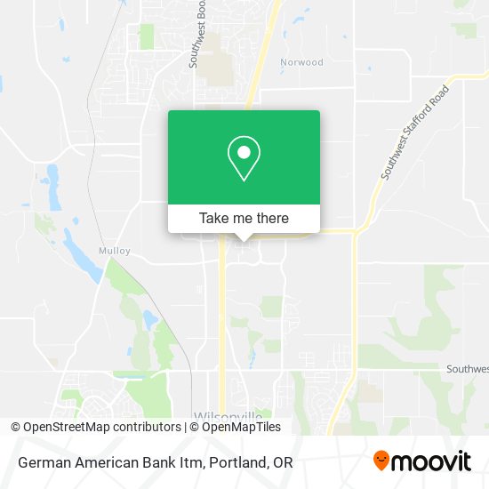 German American Bank Itm map