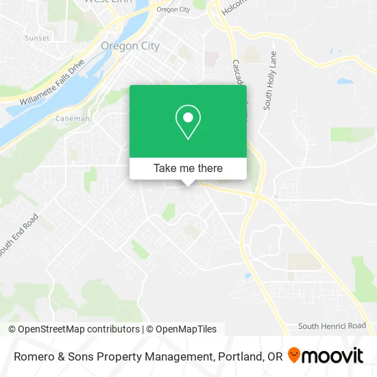 Romero & Sons Property Management map