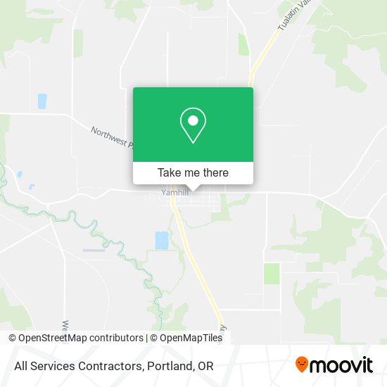 All Services Contractors map