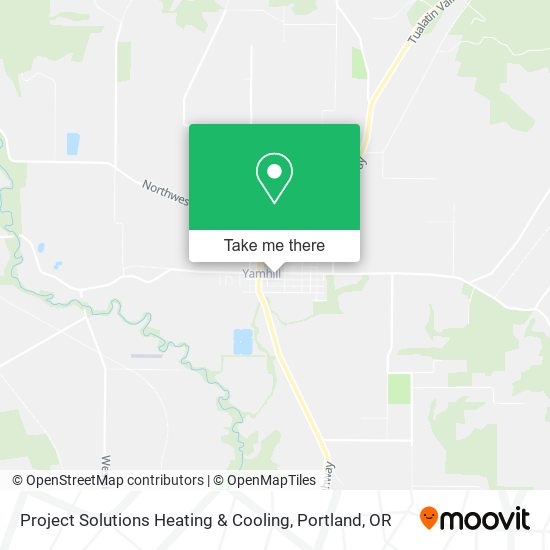 Mapa de Project Solutions Heating & Cooling