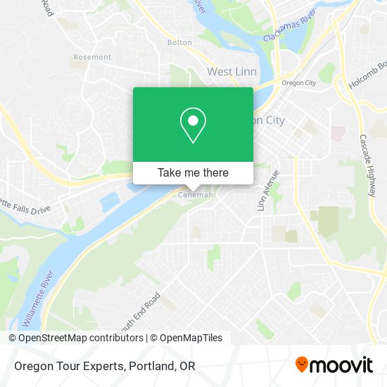 Oregon Tour Experts map