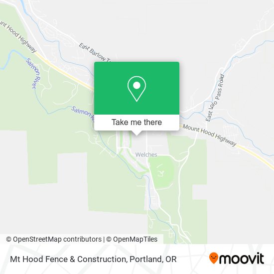 Mapa de Mt Hood Fence & Construction