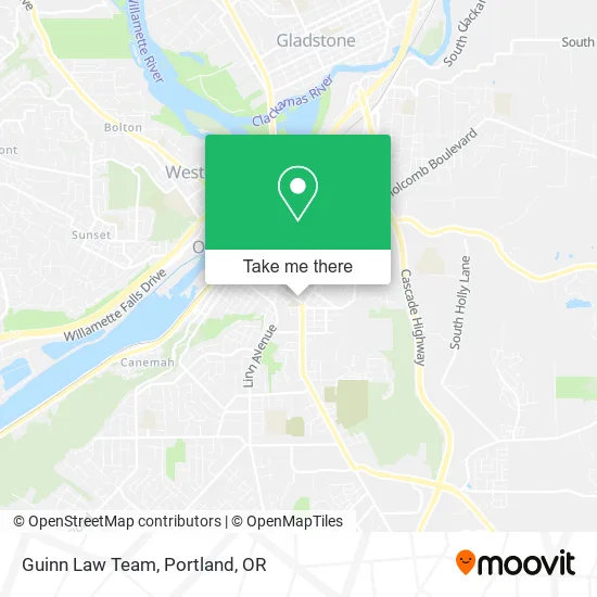 Guinn Law Team map