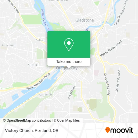Victory Church map